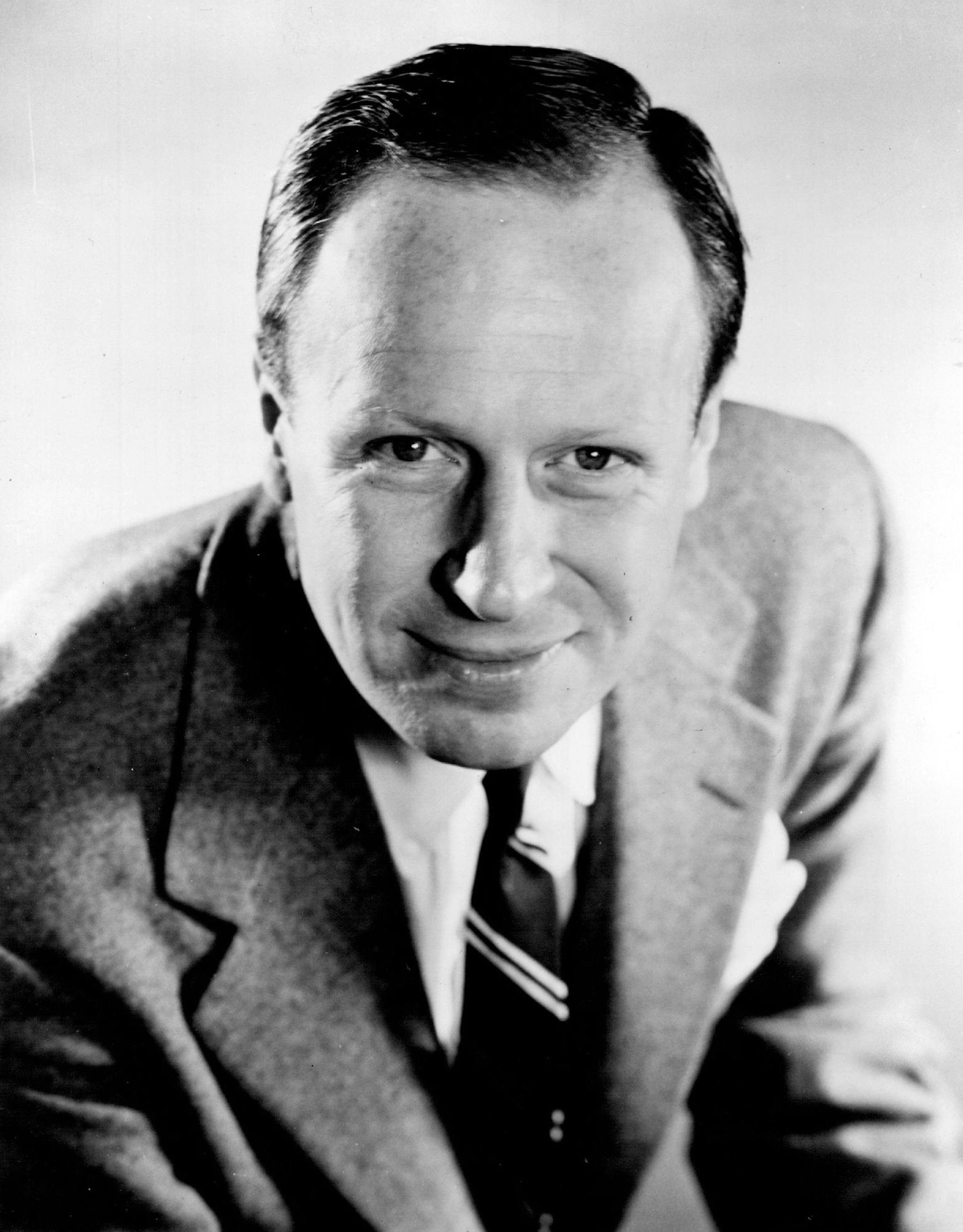 April 15, 1958 Austin Kiplinger, ABC Chicago newscaster, is now heard Mondays through Fridays, 7:15 to 7:30 p.m., EST, over the ABC Radio Network, replacing veteran commentator Elmer Davis who is off the air temporarily for reason of health. ABC Radio Photo