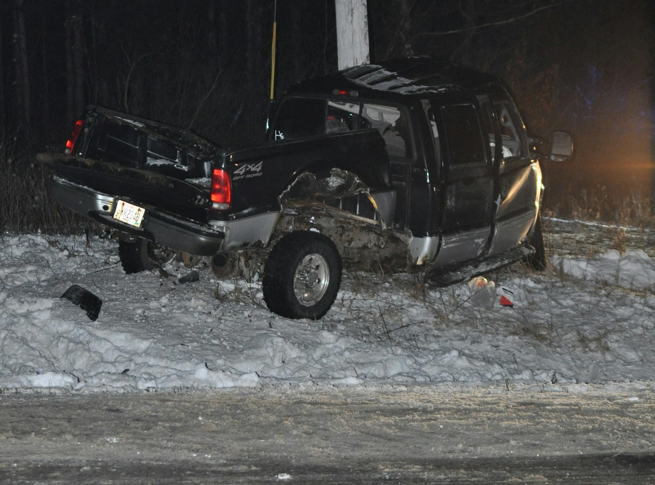 St. Croix County Sheriff's Office: A 36-year-old Wisconsin man died early Saturday when his pickup crashed in St. Croix County.