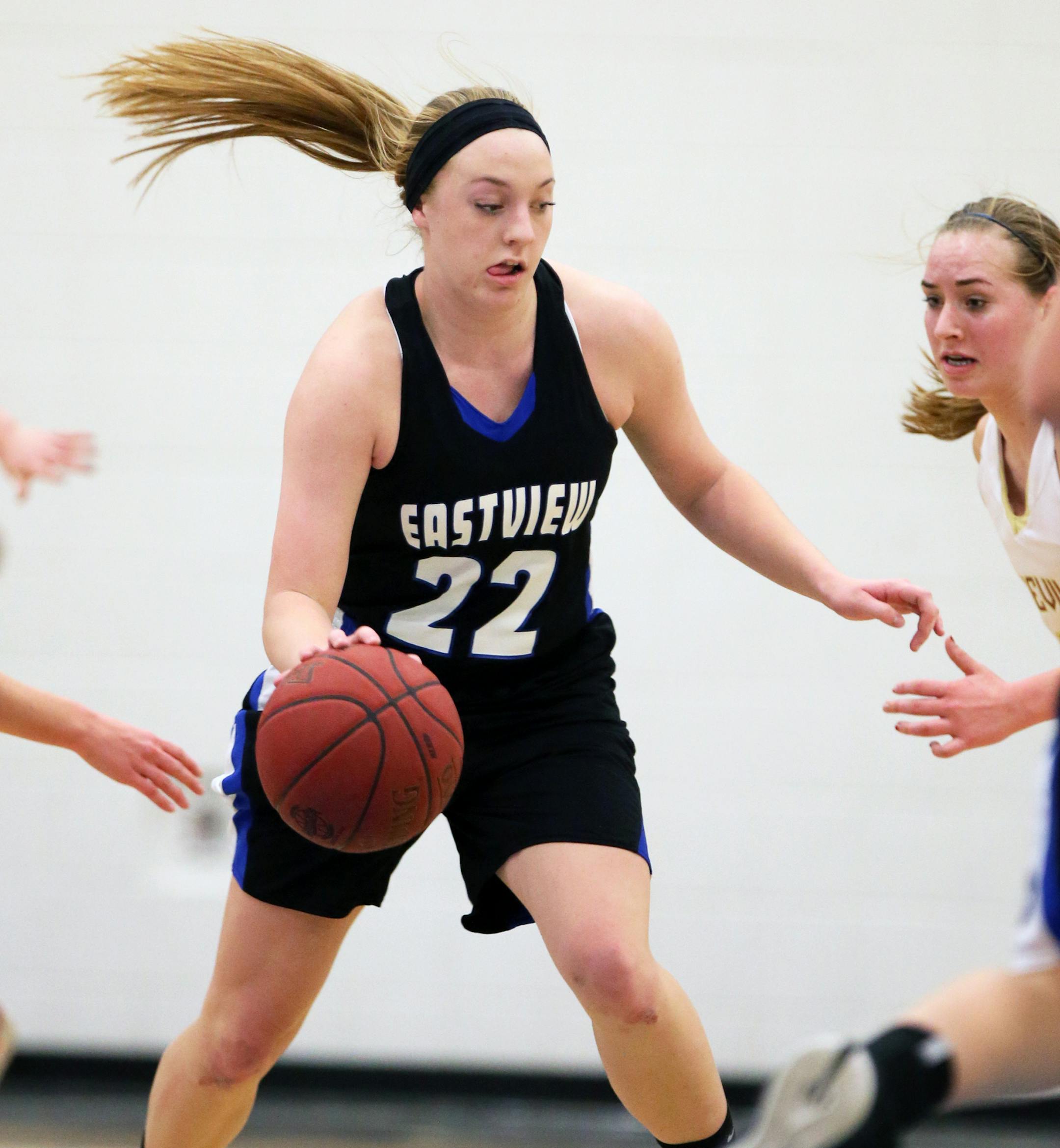 Madi Guebert heads Eastview's push to repeat as the Class 4A champs.