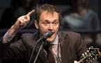 "A Prairie Home Companion" host Chris Thile performed a during Saturday night's show at the Fitzgerald Theater. ] (AARON LAVINSKY/STAR TRIBUNE) aaron.