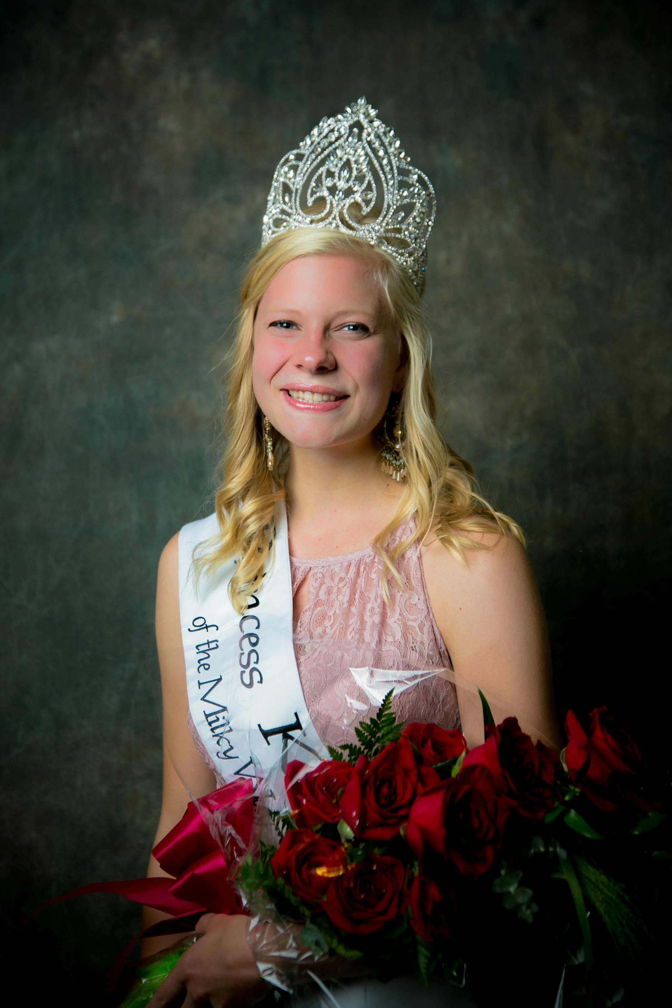 Haley Hinrichs, 2016 Princess Kay of the Milky Way (Minnesota State Fair photo)