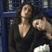 This image released by Magnolia Pictures shows Jenny Slate, left, and Abby Quinn in "Landline." (Linda Kallerus/Amazon Studios via AP)