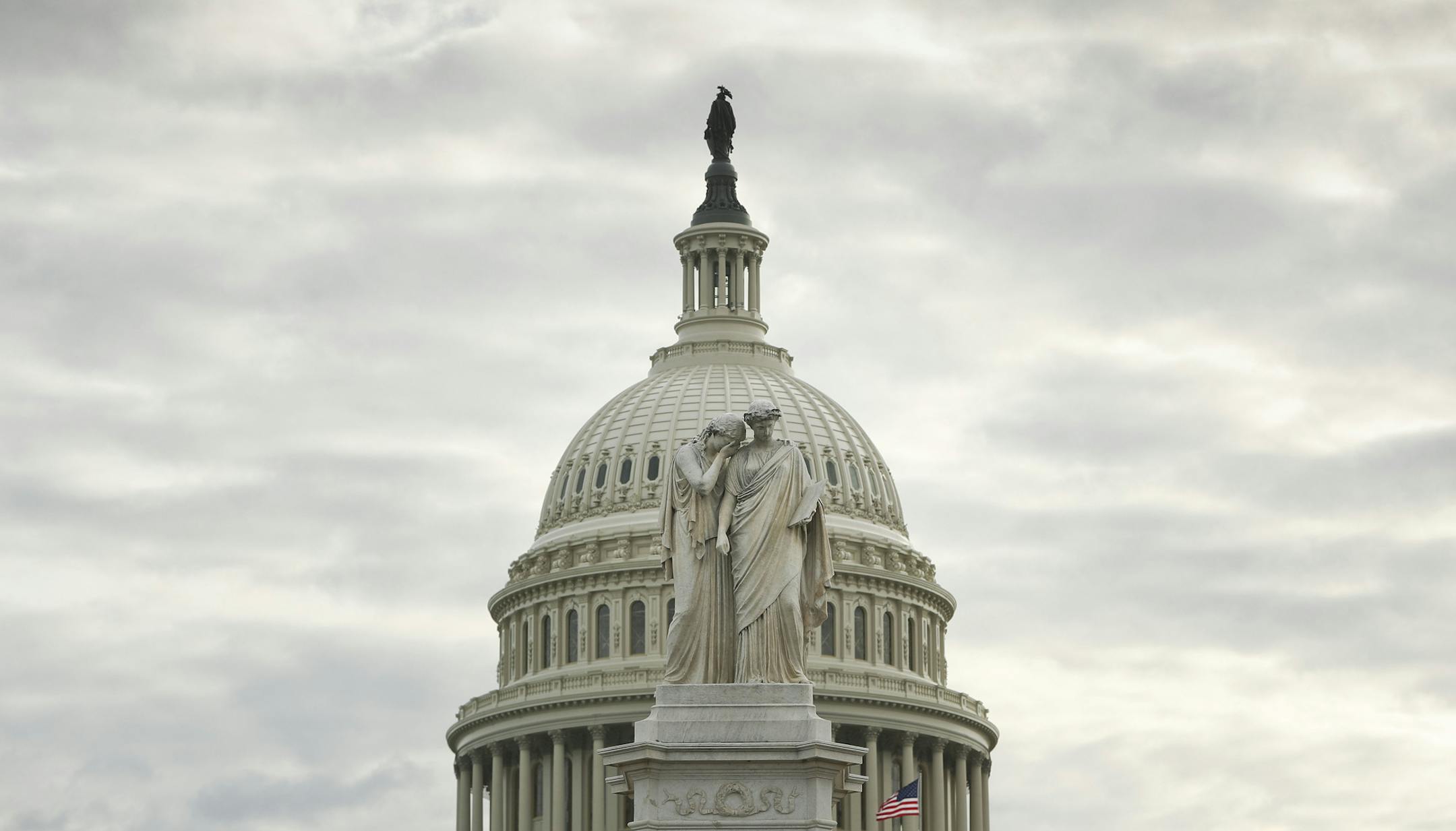 The U.S. Capitol in Washington, as day three of the government shutdown continues. Monday, Jan. 22, 2018. (AP Photo/Pablo Martinez Monsivais)