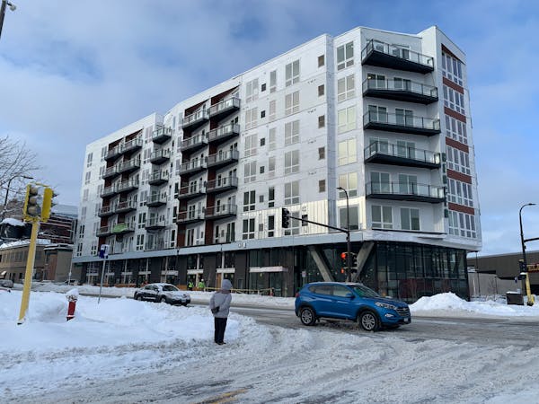 Builders of apartments, like this complex in northeast Minneapolis, fared much better in Minnesota in 2022 than builders of single-family homes. Devel