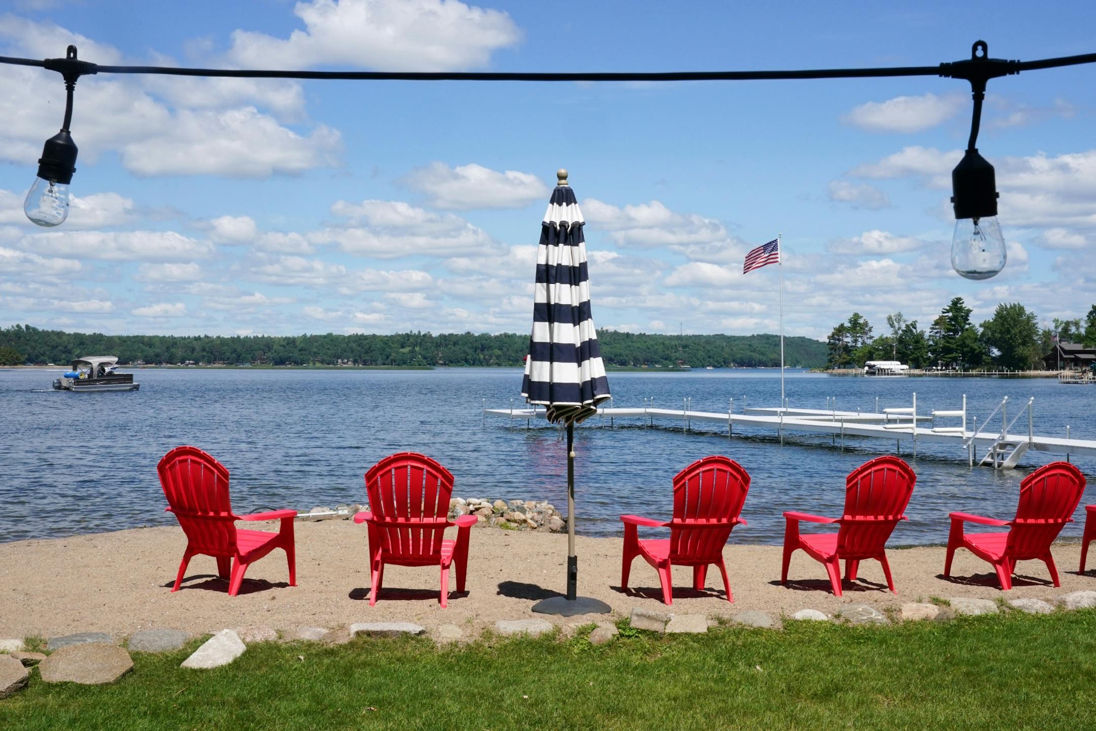 Todd Russell, a commercial real estate consultant from St. Paul, recently purchased this lakefront home in East Gull Lake. That's where he's been working during the COVID-19 shutdown.