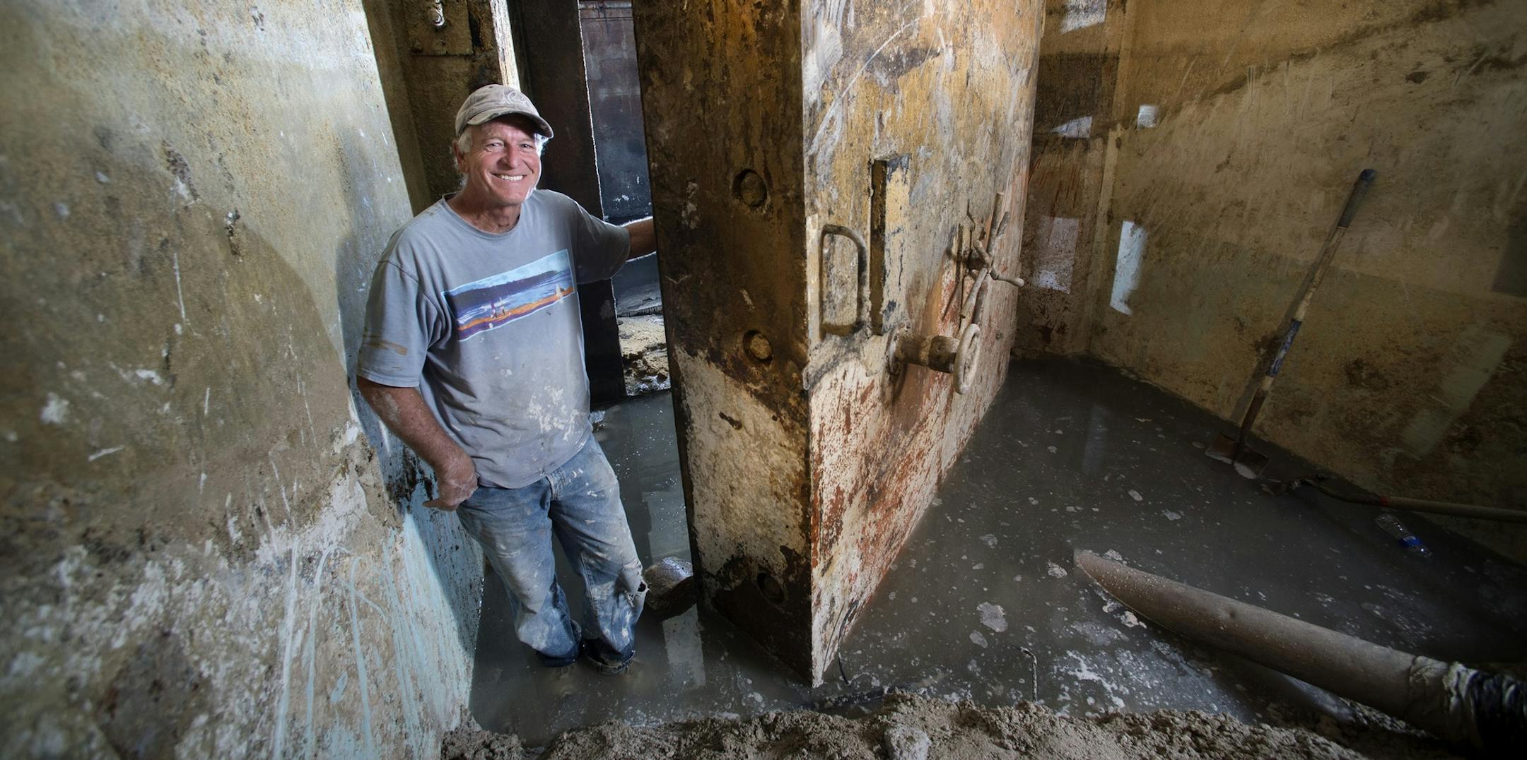 It took two years of fighting red tape into months of excavating concrete and water, but Russ Nielsen was determined to find out what was inside this long-ago decommissioned missile launch complex in central Missouri. (Joe Ledford/Kansas City Star/TNS) ORG XMIT: 1209920 ORG XMIT: MIN1708300339064233