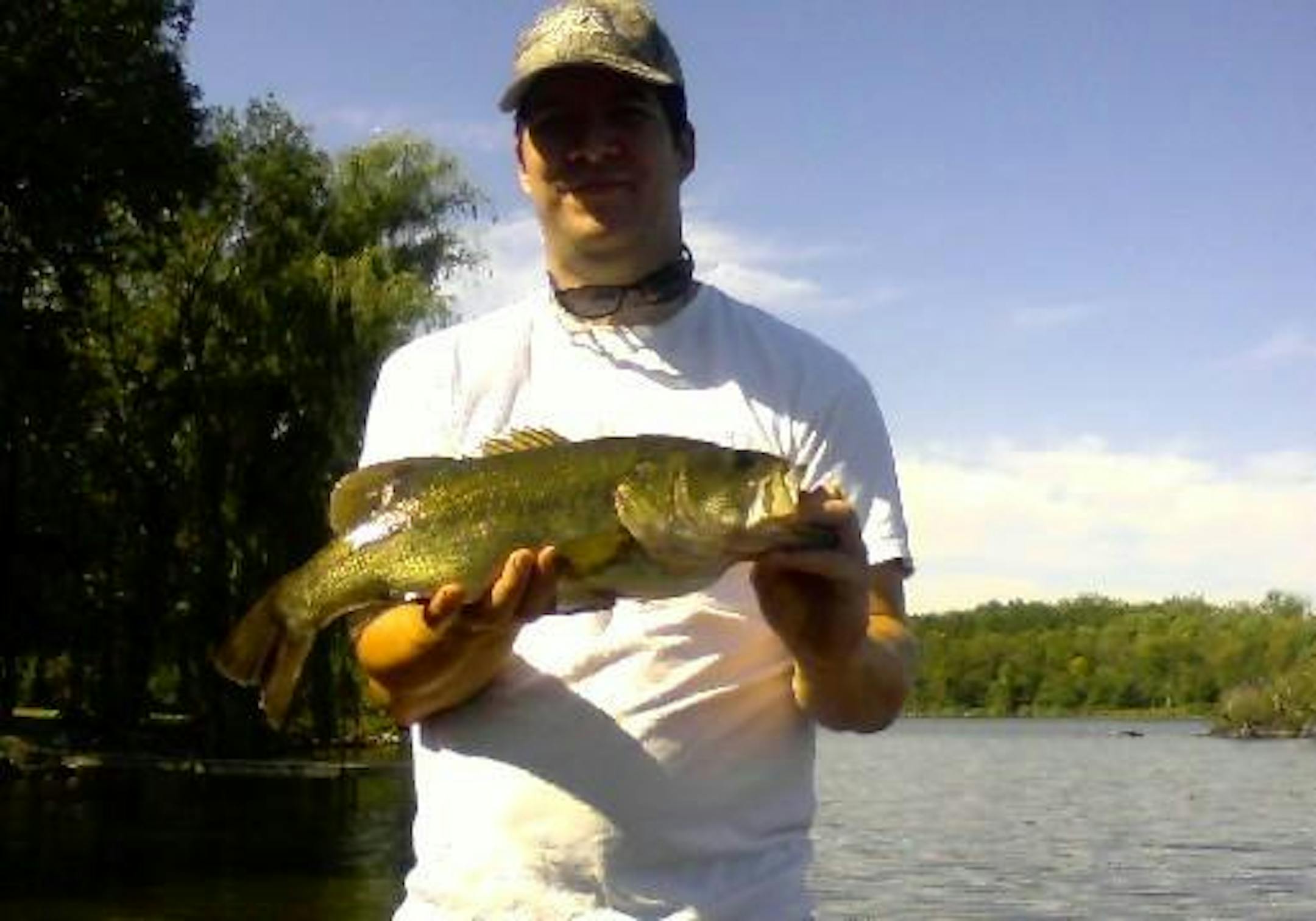 A largemouth bass caught from local metro area lakes in 2008