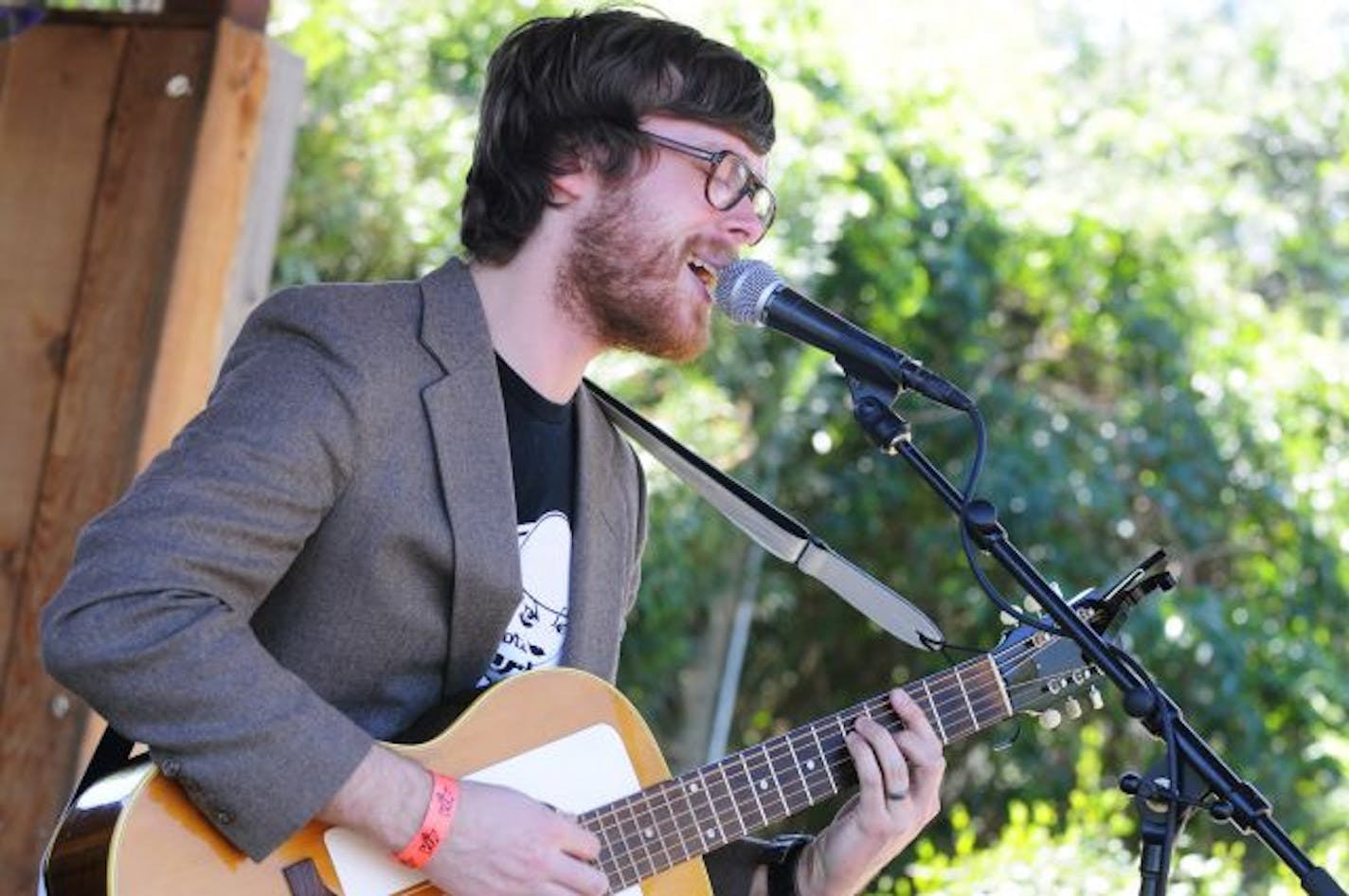 Jeremy Messersmith performs at Threadgills at the South By Southwest music festival in Austin, Texas on March 18, 2009.