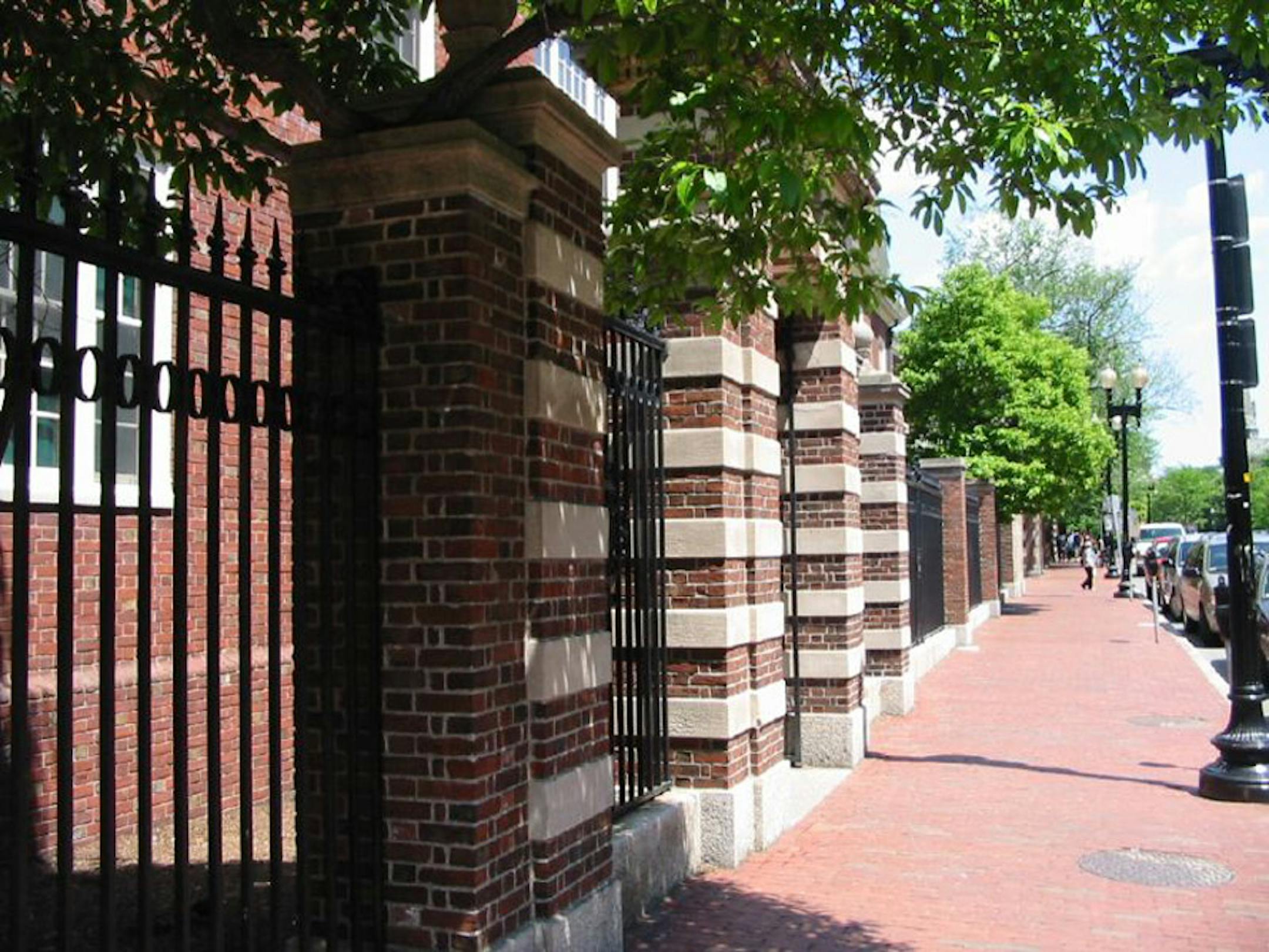 Officials at the Minnesota Department of Corrections are hoping the new gate will look more like this one around Harvard University.