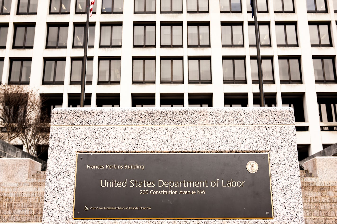 United Stated Department of Labor building in Washington, D.C. (Mark Gomez/Dreamstime.com/TNS) ORG XMIT: 73153775W