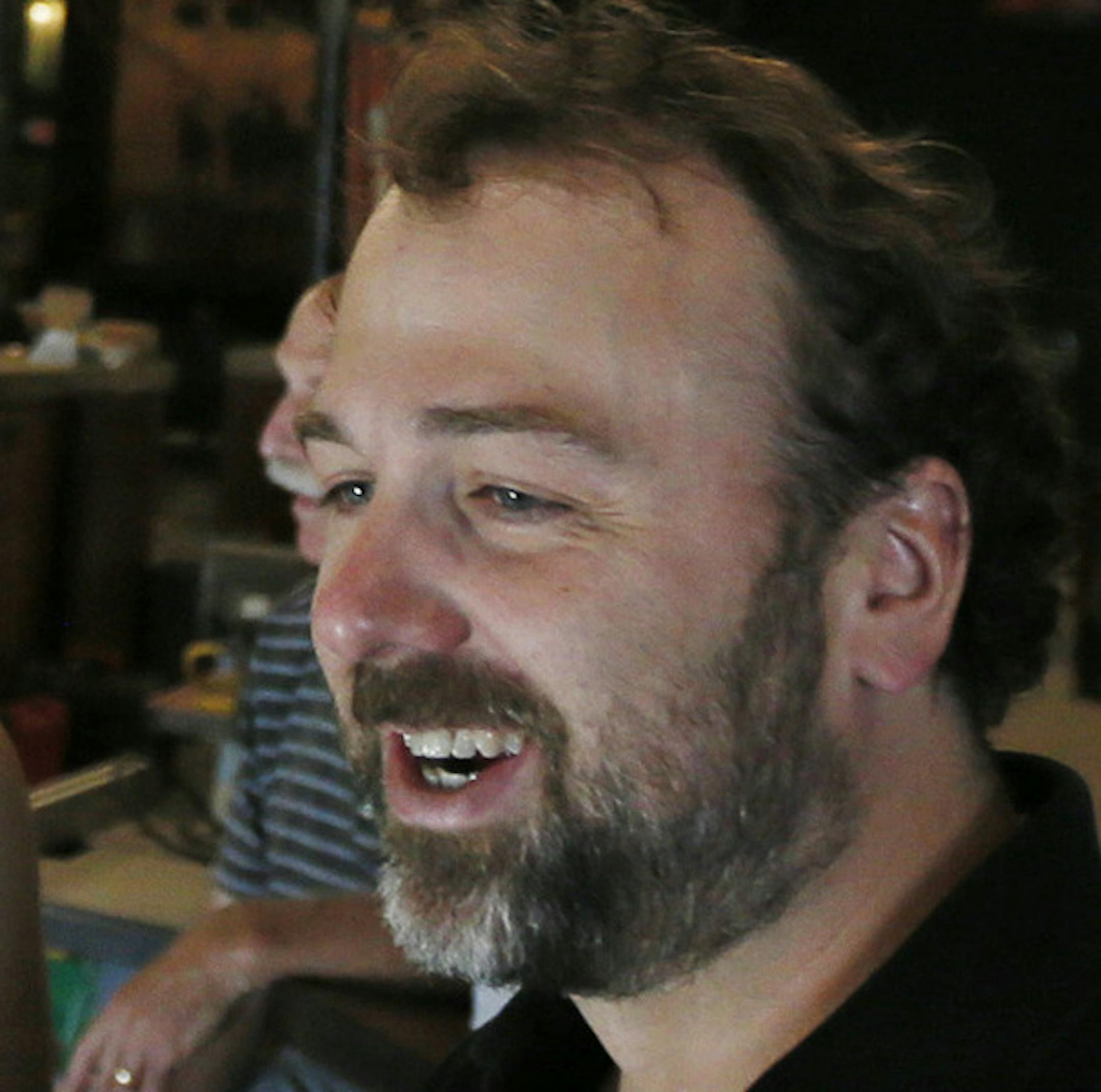 Dayna Frank left new owner , and Nate Kranz general manger in the newly renovated Turf Club Wednesday August 27 , 2014 in St. Paul ,MN . ] Jerry Holt Jerry.holt@startribune.com