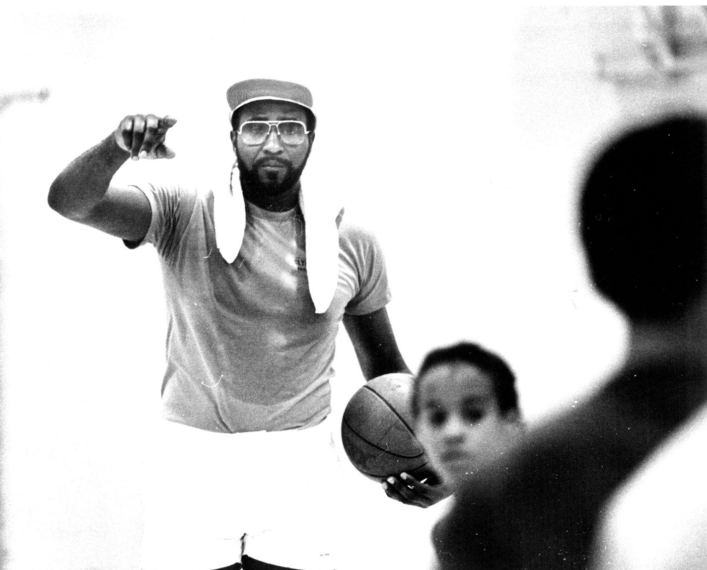 July 13, 1983 Clyde Turner at his basketball camp, 34th and Chicago: "I'm trying to do this first class." July 12, 1983 Tom Sweeney, Minneapolis Star Tribune