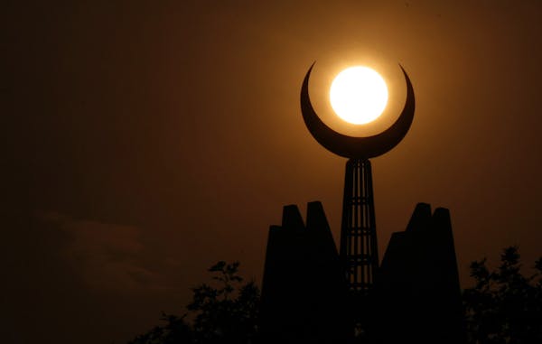 The crescent moon is a symbol of Islam.