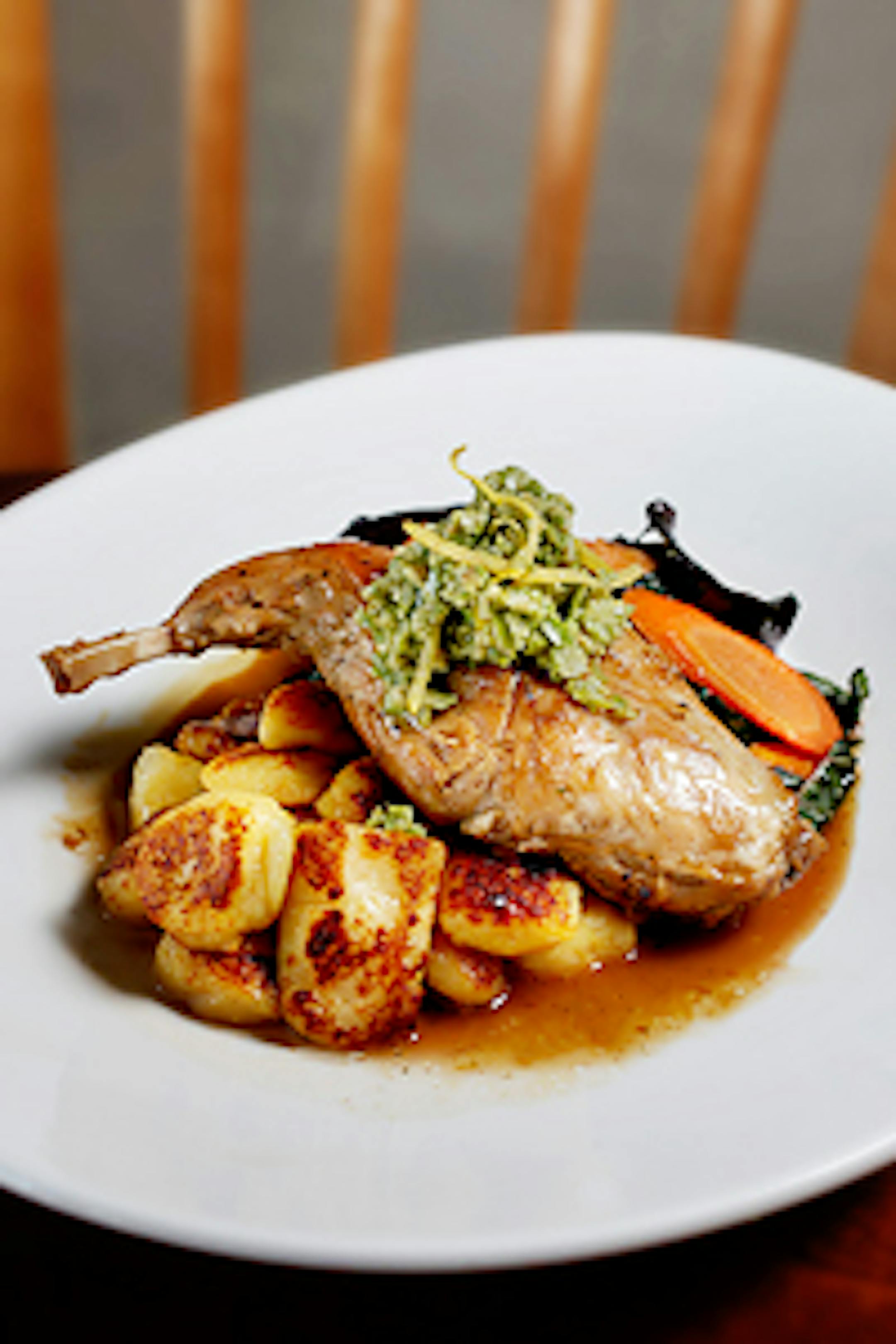 The rabbit at Grand Cafe