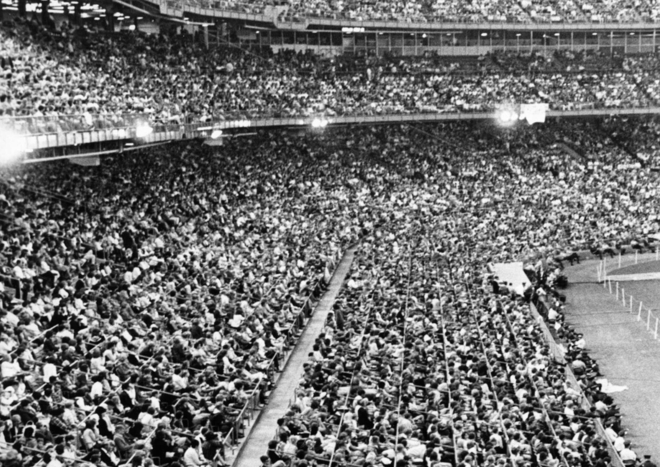 The Beatles played Met Stadium, August 21, 1965