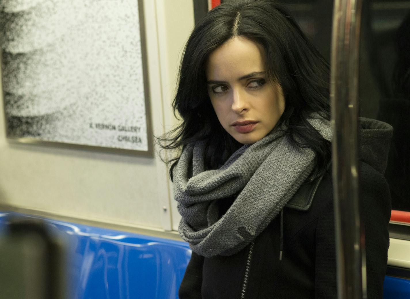 Krysten Ritter in the Netflix original series &#xec;Marvel&#xed;s Jessica Jones&#xee;. Photo Credit: Myles Aronowitz/Netflix