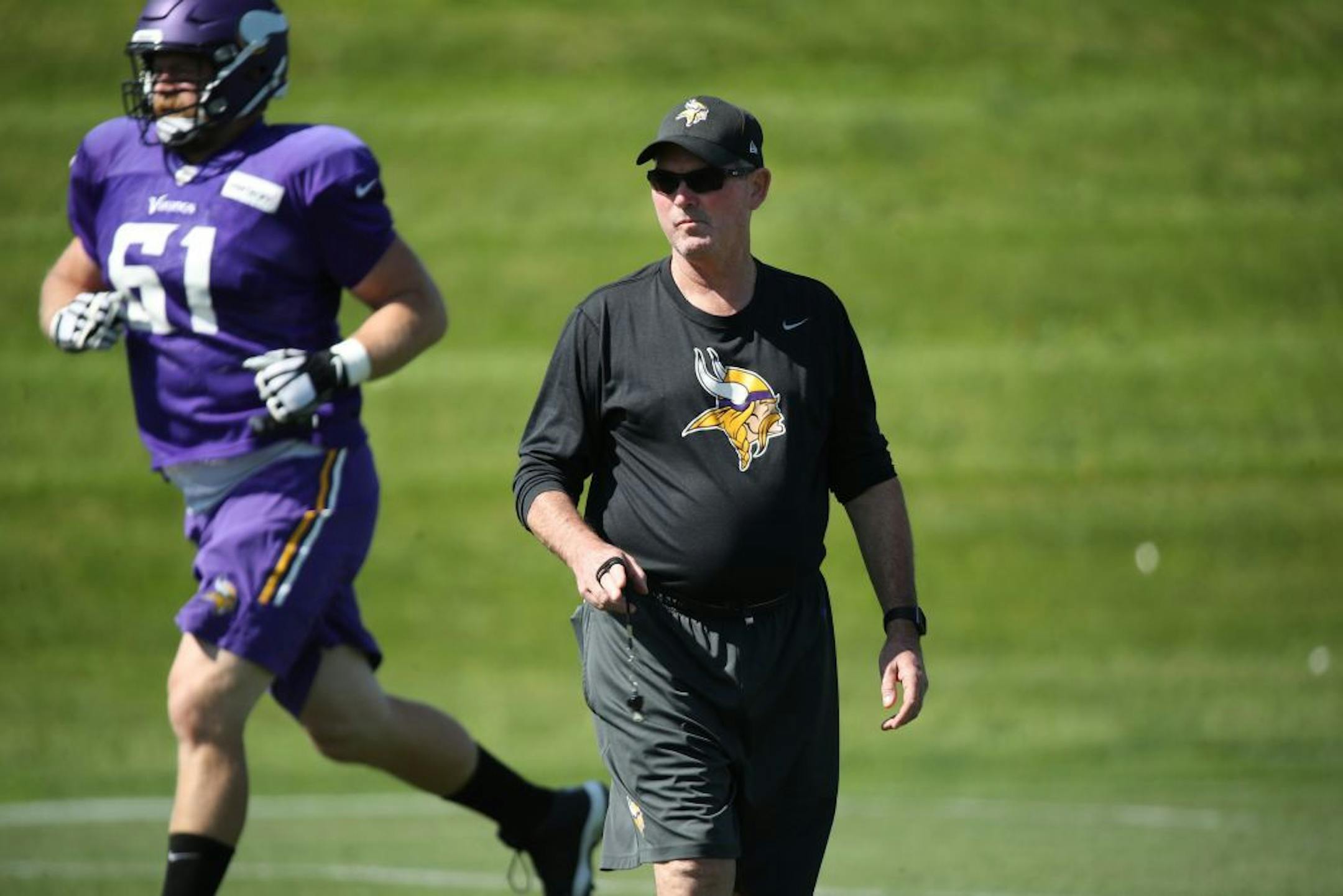 Vikings head coach Mike Zimmer