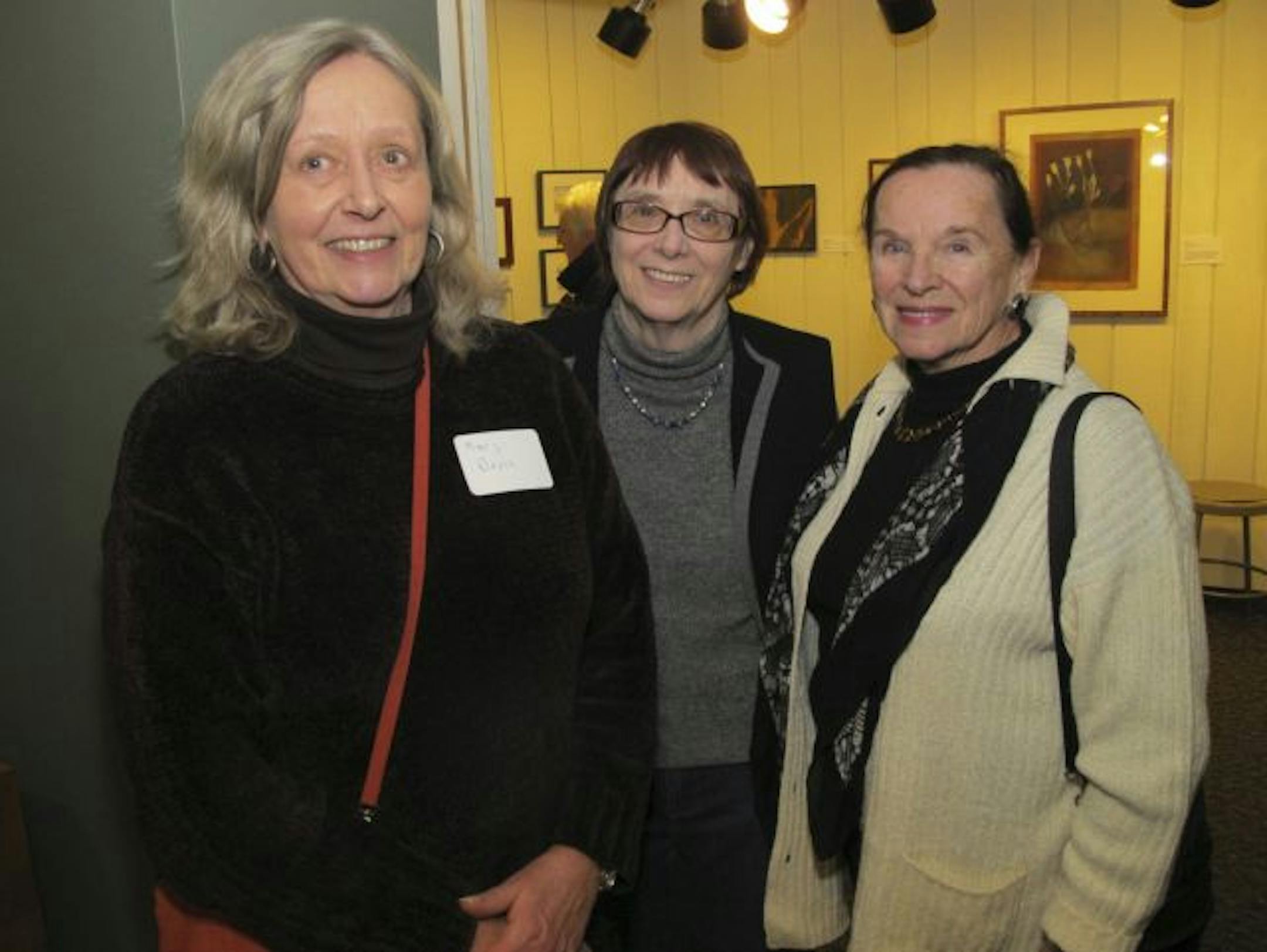 Marj Davis, Chris Kraft and Annette Atwood-Piper.