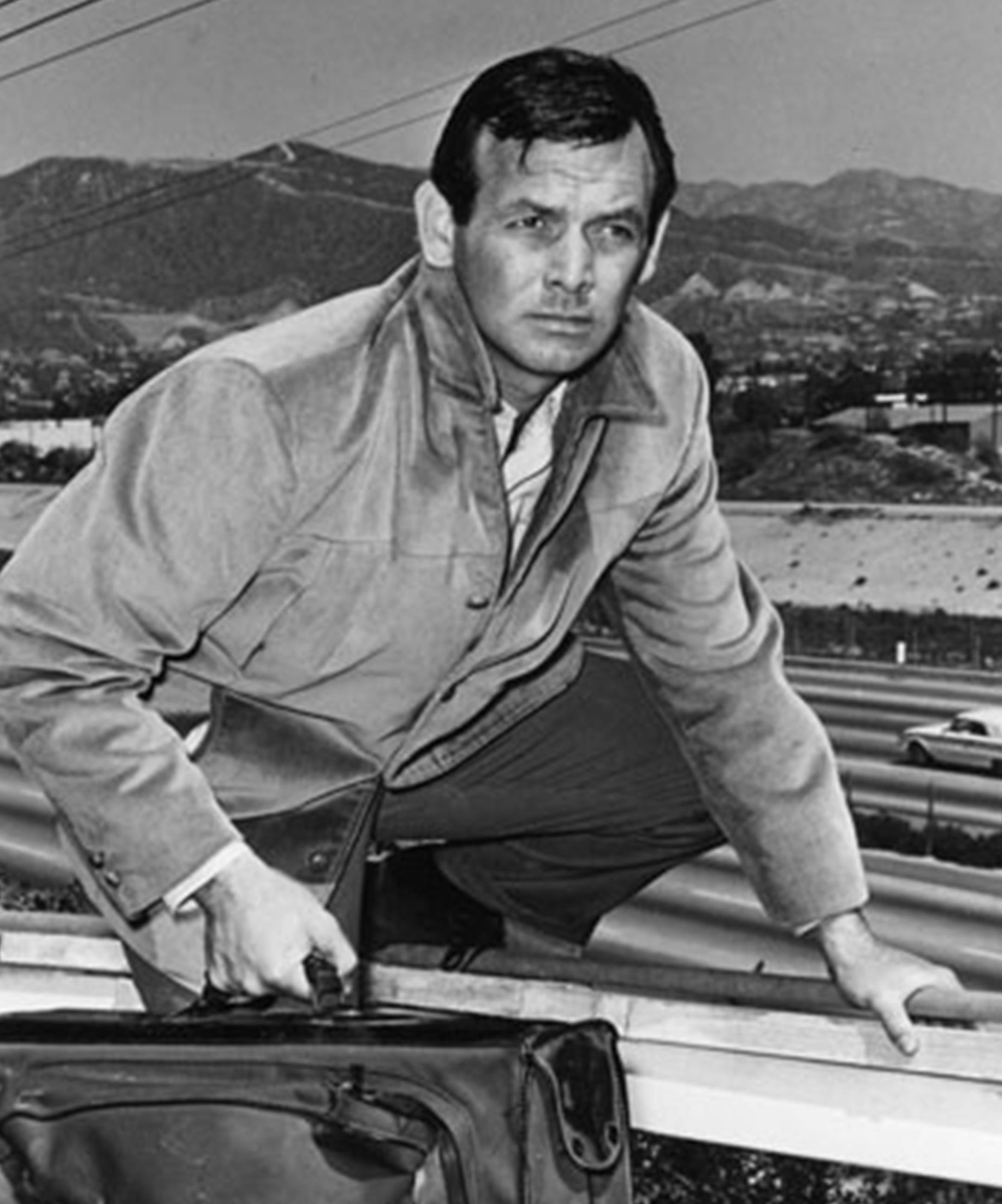David Janssen as "The Fugitive."