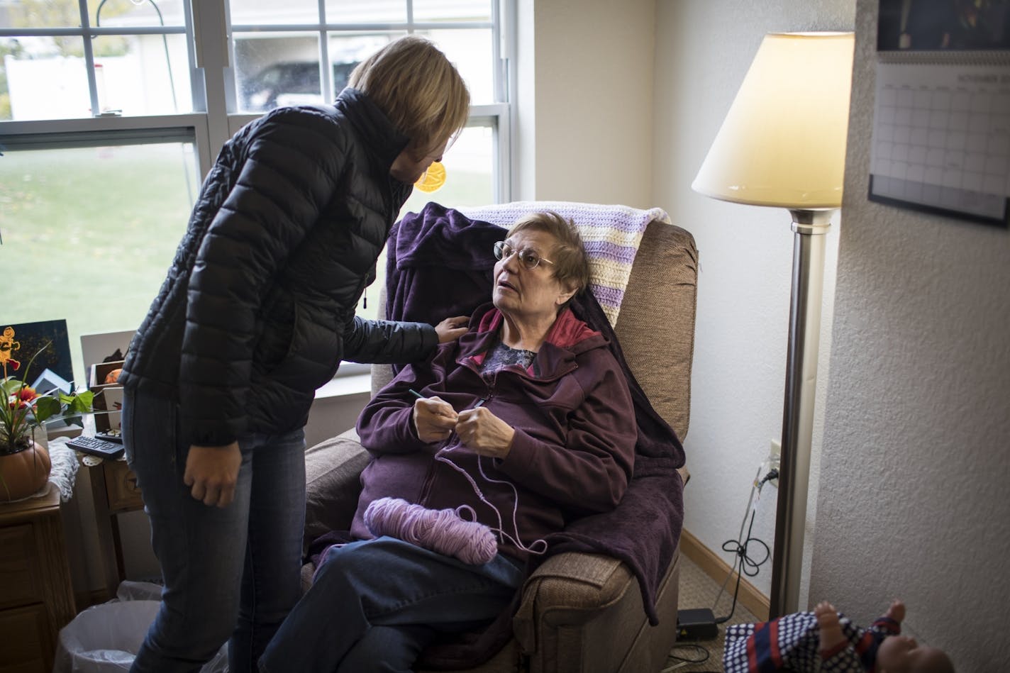 Erin Jakupciak said a quick goodbye to her mother, Nancy Kreibich, at a care facility so as to not upset her. "There were about six months where we really couldn't get her the care she needed. That was really shocking," said Jakupciak.