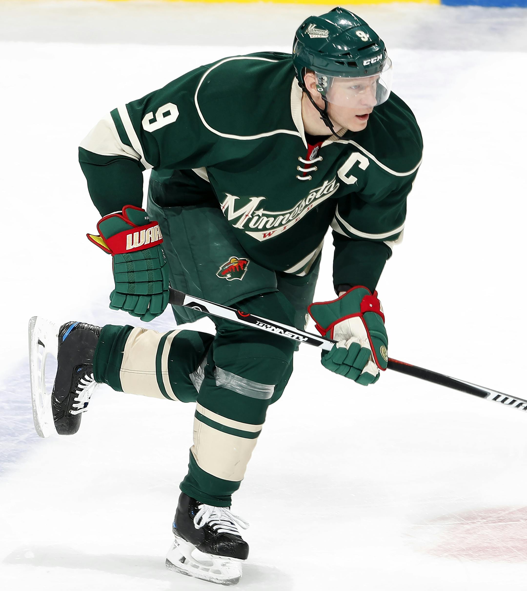 Minnesota Wild Mikko Koivu (9). ] CARLOS GONZALEZ cgonzalez@startribune.com - December 11, 2016, St. Paul, Minnesota, NHL Hockey, Xcel Energy Center, Minnesota Wild vs. St. Louis Blues