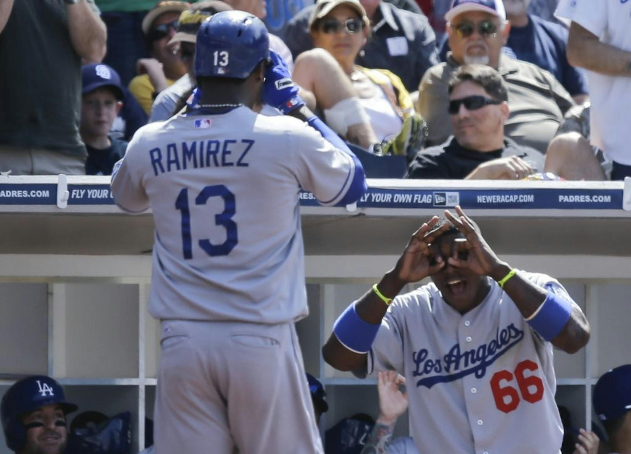 Los Angeles Dodgers' Hanley Ramirez