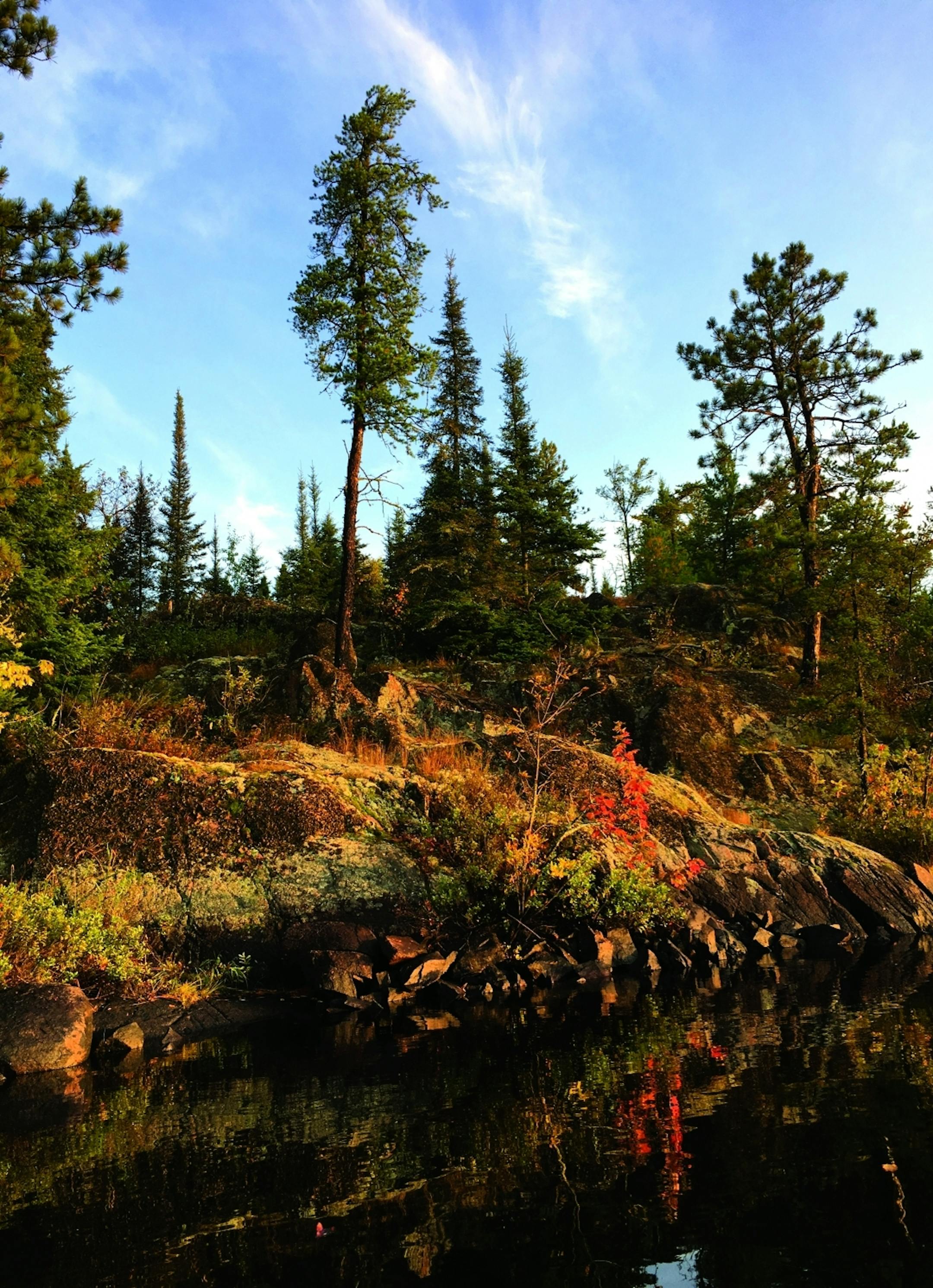After a late-night sauna, we rose in the darkness Sunday morning for a final paddle, trekking across White Iron Lake as the sun rose. Photo by Jenna Ross * jenna.ross@startribune.com