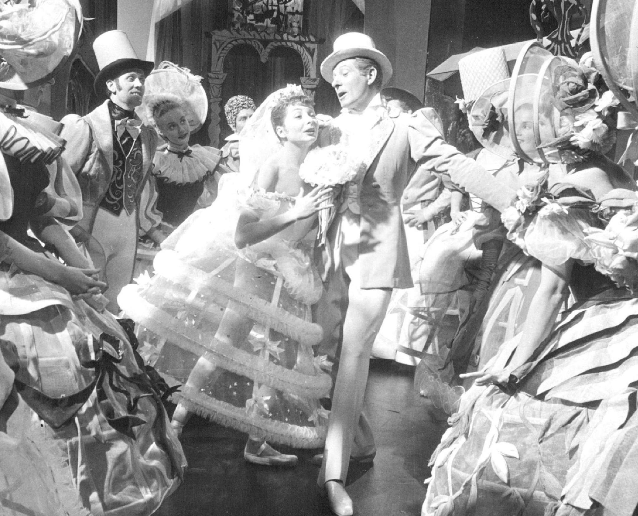 August 1, 1952 Ballet-OOP! Movies Before reporting for his starring title role in Goldwyn's "Hans Christian Andersen," Danny Kaye had never done a ballet step. Hard work under choreographer Roland Petit made him proficient in this dance form. Danny Kaye and Jeanmaire dance out a drama in this scene from the picture.