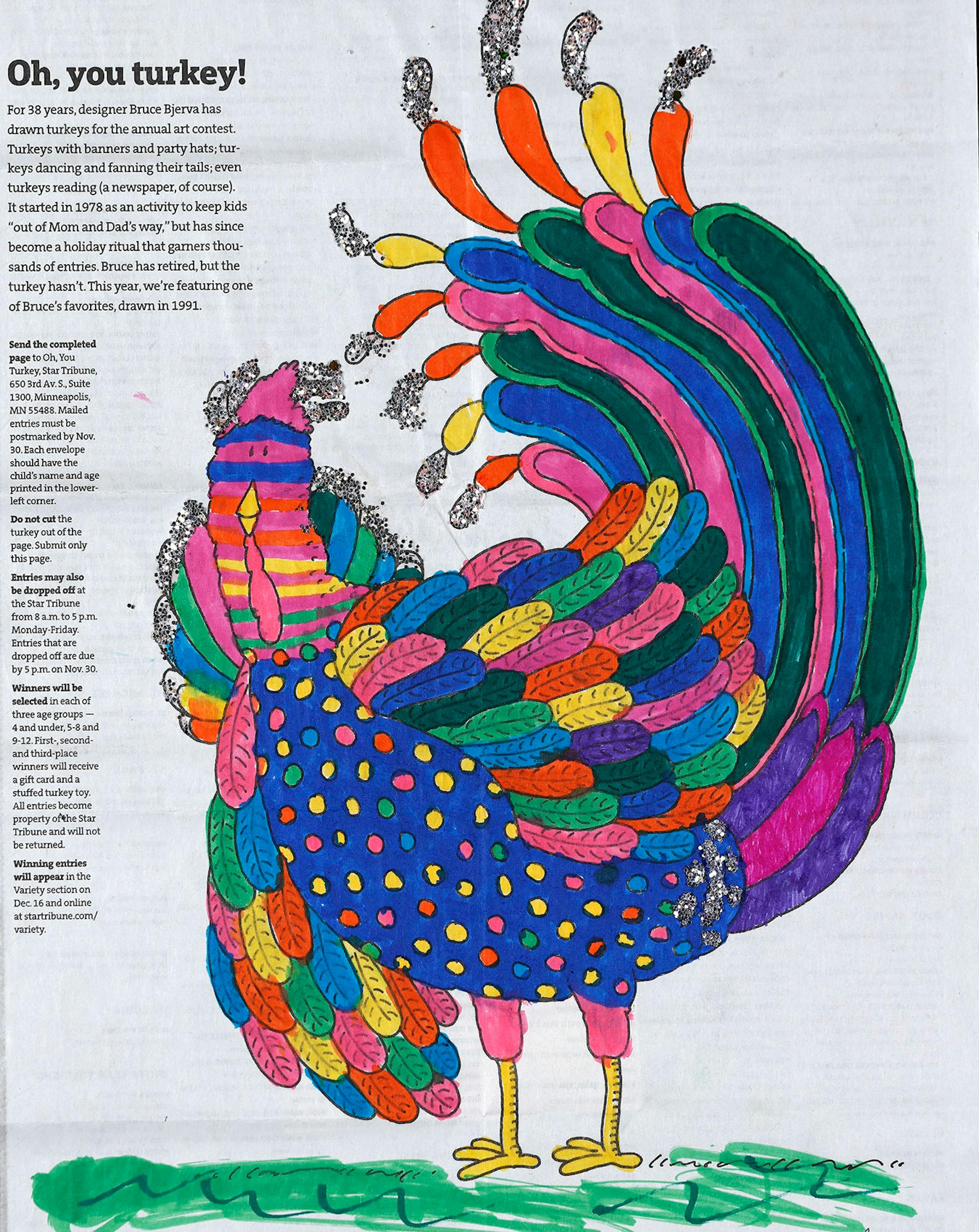 Ages 5-8 First place: Caroline Stockinger Age 8