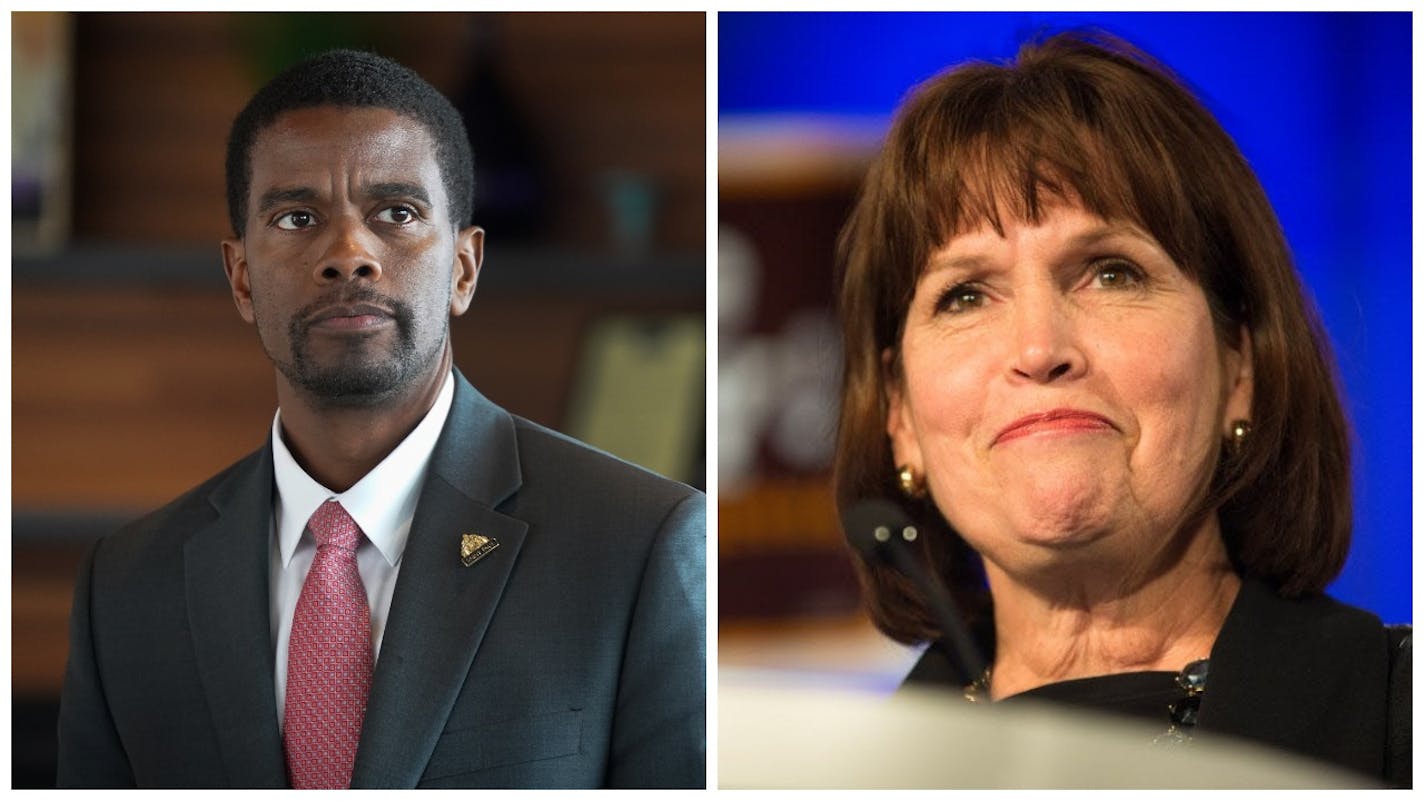 St. Paul Mayor Melvin Carter and U.S. Rep. Betty McCollum