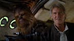Chewbacca and Han Solo from the latest trailer for "Star Wars: The Force Awakens."