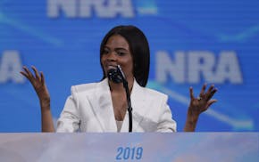 Candace Owens, director of urban engagement for Turning Point USA,, speaks at the National Rifle Association Institute for Legislative Action Leadersh
