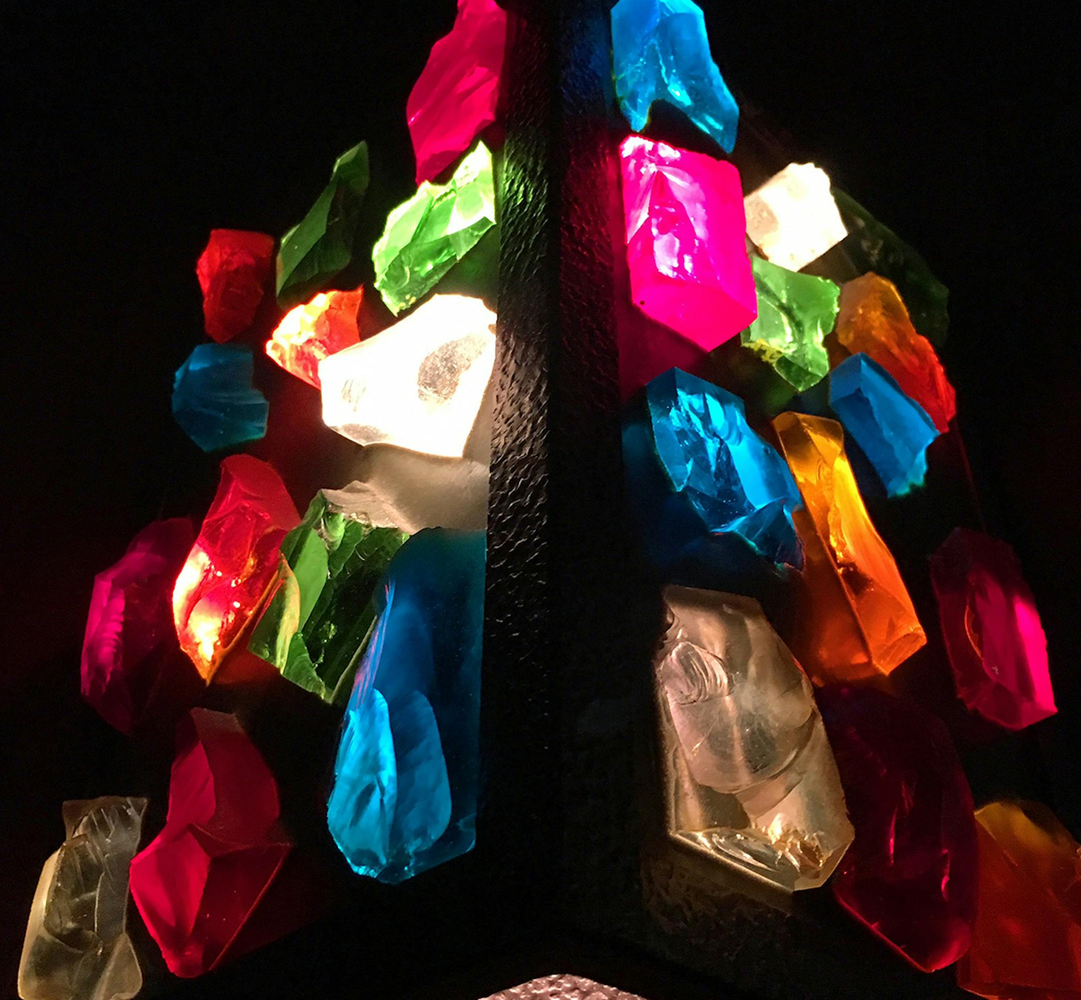 Credit: Teresa Neuhaus The light fixtures at Nye's. (For Sunday Variety In Focus feature)