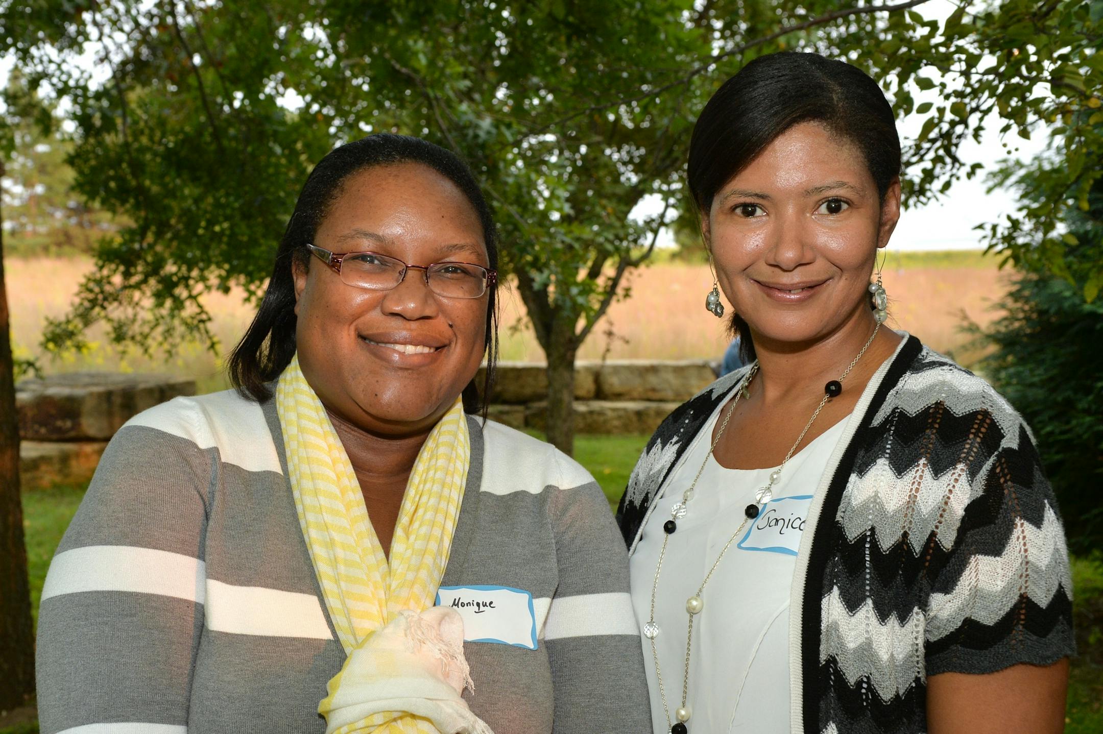 From left, Monique McCarthy and Janice Graham-Neal.