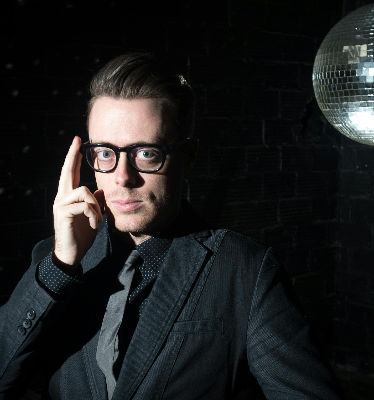 Jeremy Messersmith is photographed on the upper level of First Avenue. ] AARON LAVINSKY &#x2022; aaron.lavinsky@startribune.com Jeremy Messersmith is photographed with bandmates Friday, Dec. 19., 2014 at First Avenue in downtown Minneapolis.