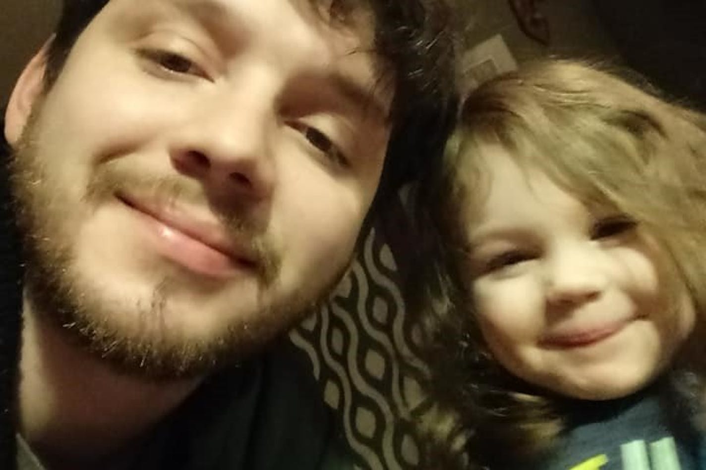 Kyle Bell and his 3-year-old daughter Stormy.