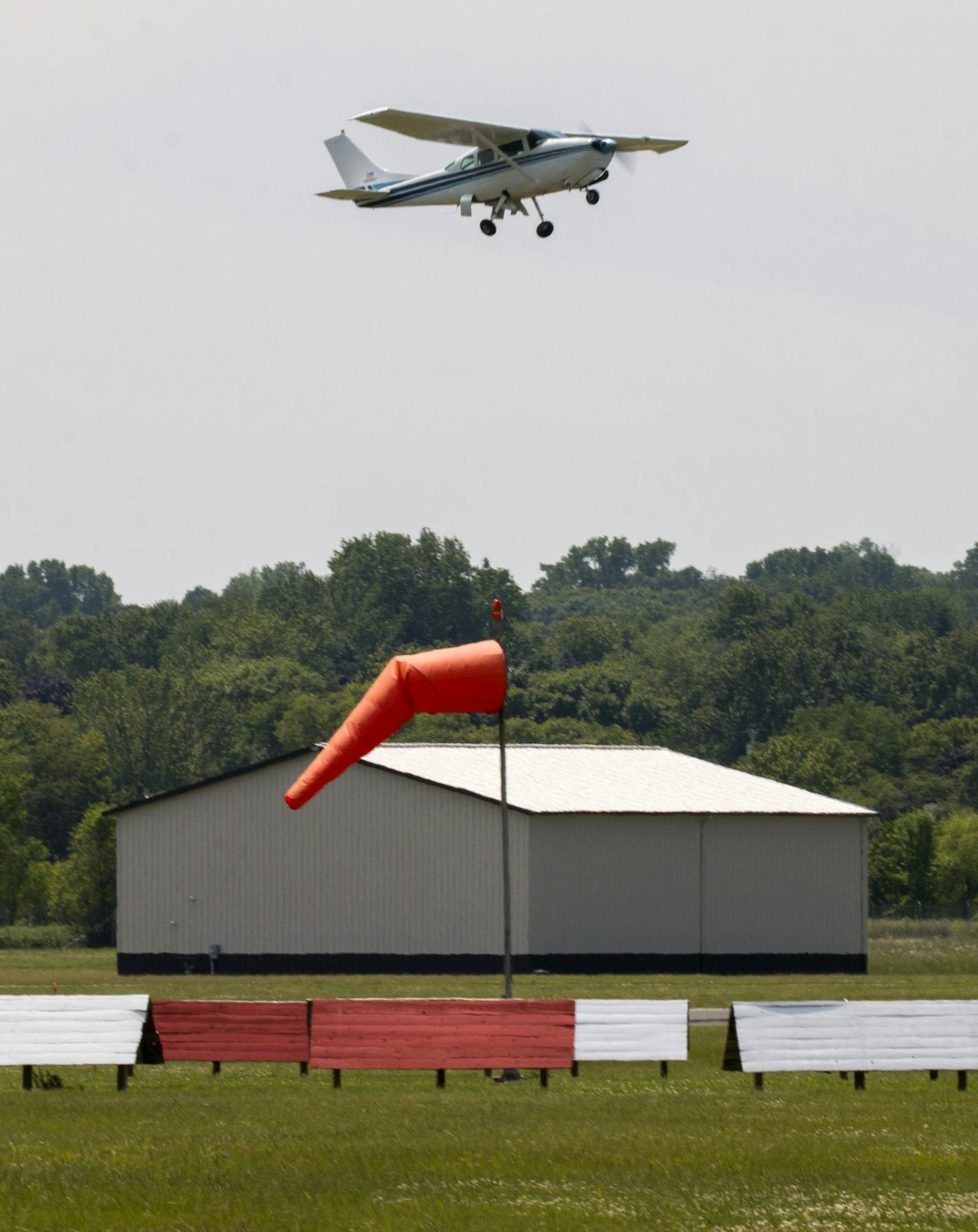 Once surrounded by farmland, South St. Paul and Inver Grove Heights have grown around Fleming Field since it was established in 1939. Now the airport's tight footprint is presenting problems as it tries to comply with rules for a runway protection zone, an area that is supposed to be empty to protect people from crashes. ] Brian.Peterson@startribune.com Inver Grove Heights, MN - 6/23/2015