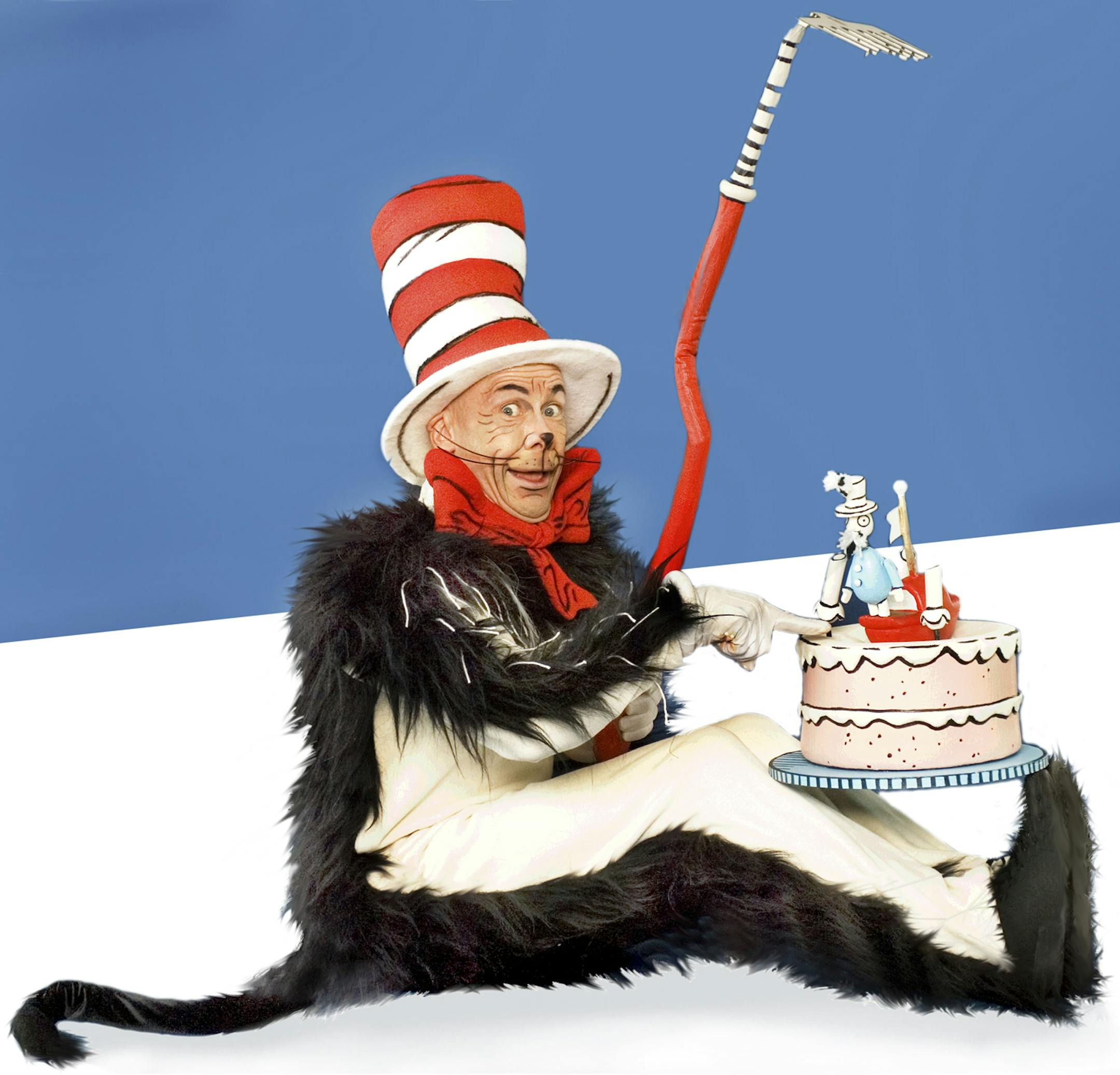 Provided by Children's Theatre Company Dean Holt as the Cat in the Hat (Dean Holt) in "Dr. Seuss' The Cat in the Hat" at Children's Theatre Company.
