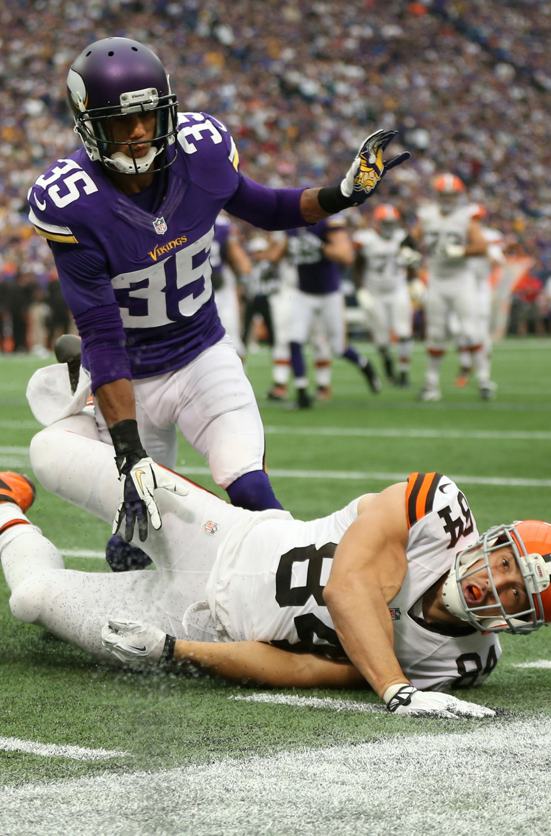 Vikings cornerback Marcus Sherels