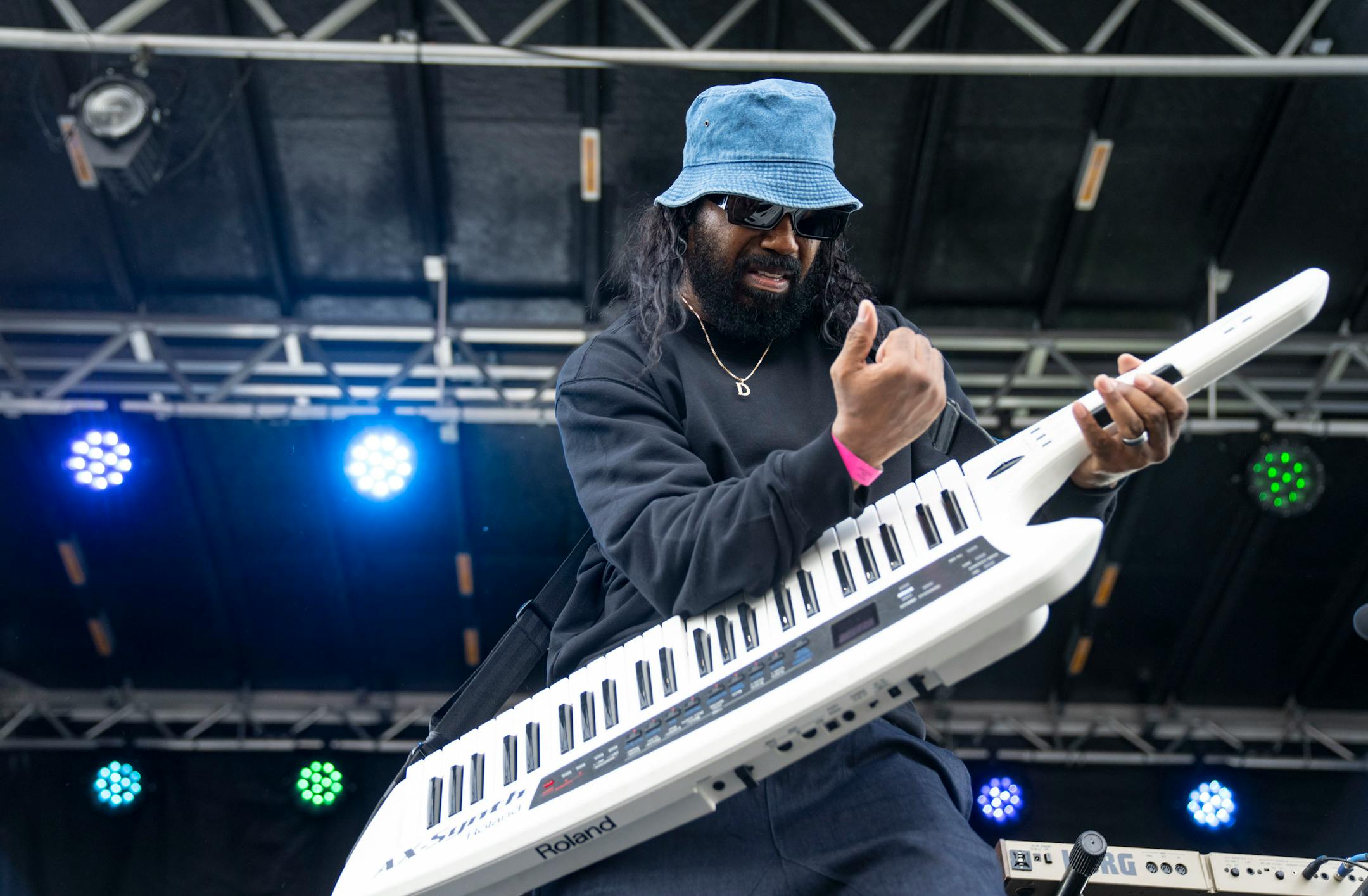DaM-FunK performs on the Garden Stage during Rock the Garden.