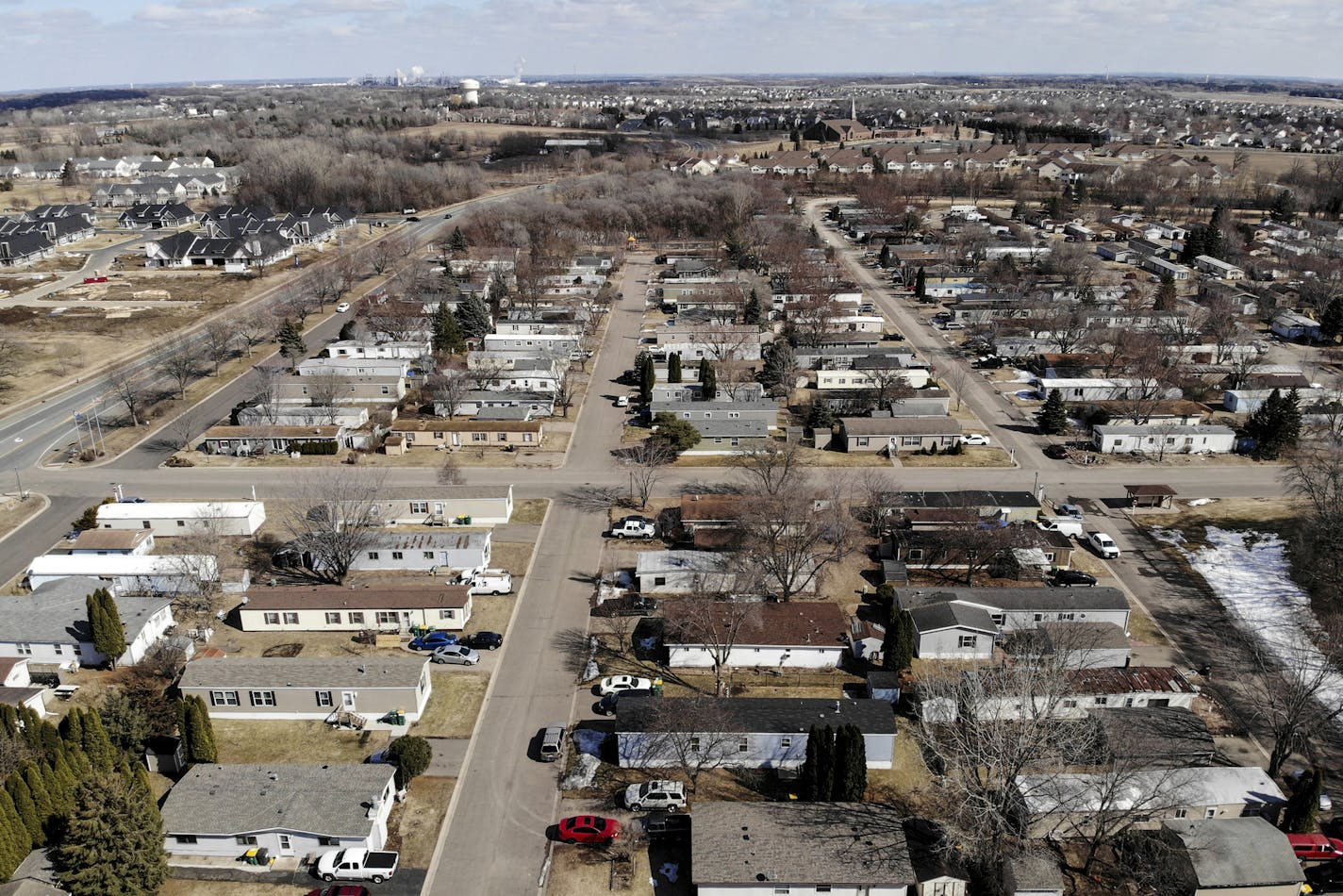 Rosemount Woods mobile home park was photographed Friday, March 20, 2020 in Rosemount, Minn.. ] Aaron Lavinsky &#x2022; aaron.lavinsky@startribune.com Rosemount Woods mobile home park was photographed Friday, March 20, 2020 in Rosemount, Minn..