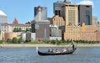 Gondola rides along the Mississippi River brought Florence to St. Paul.