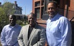 Clifton Place Manager Layee Sanoe (left), Senior Manager Tony Hunter and 180 Degrees Program Director Richard Coffee at Clifton Place, which provides 