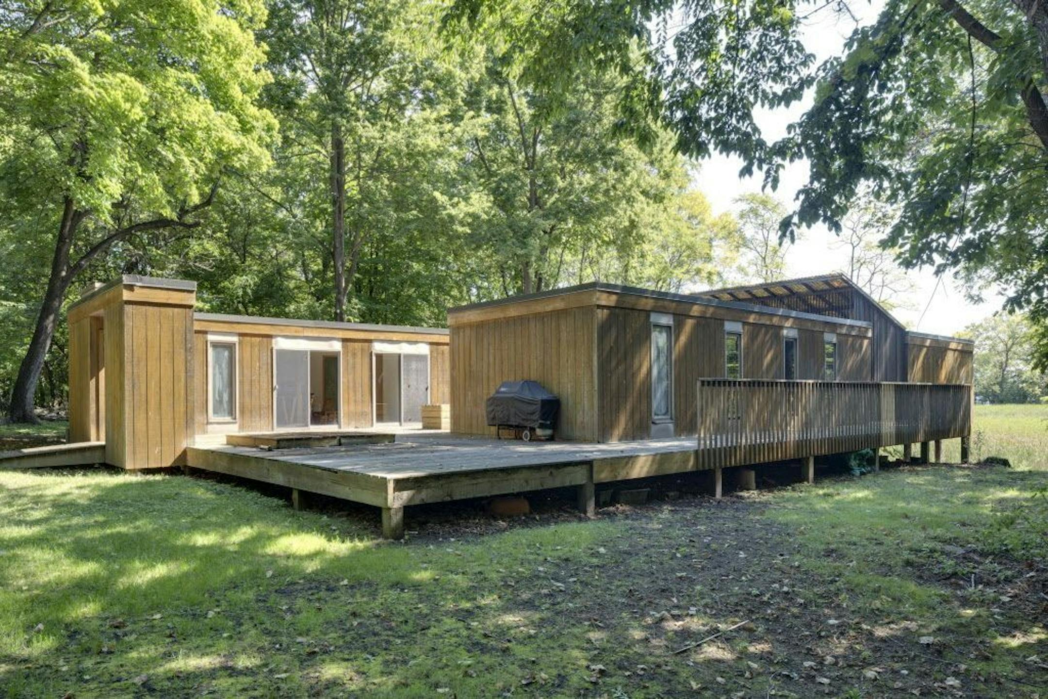 The main house built in 1972 is 3,273 square feet with five bedrooms.