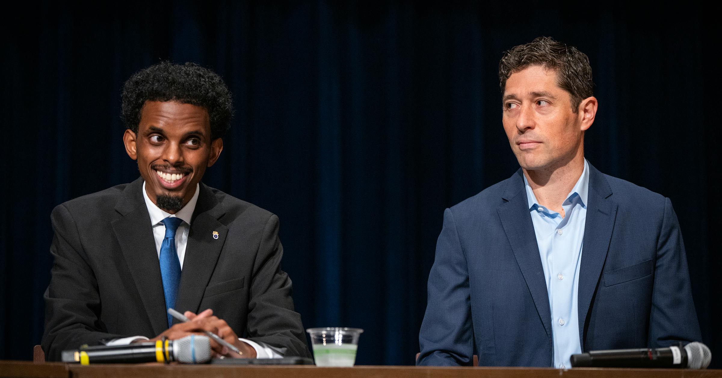 Jacob Frey, Omar Fateh Clash in 1st Minneapolis Mayor Debate