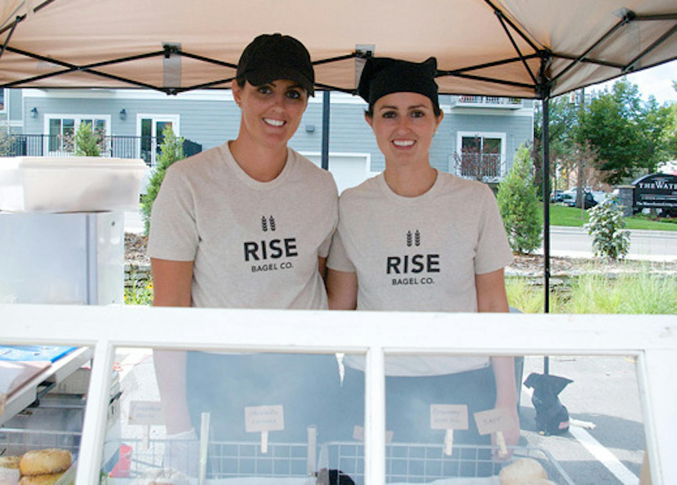 Sisters Jen and Kate Lloyd own Rise Bagel