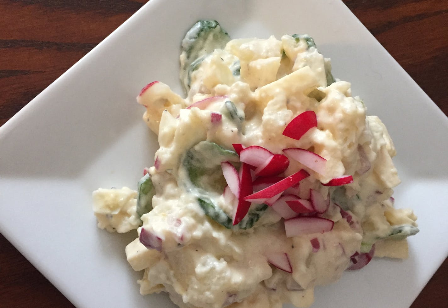 Japanese-style potato salad.