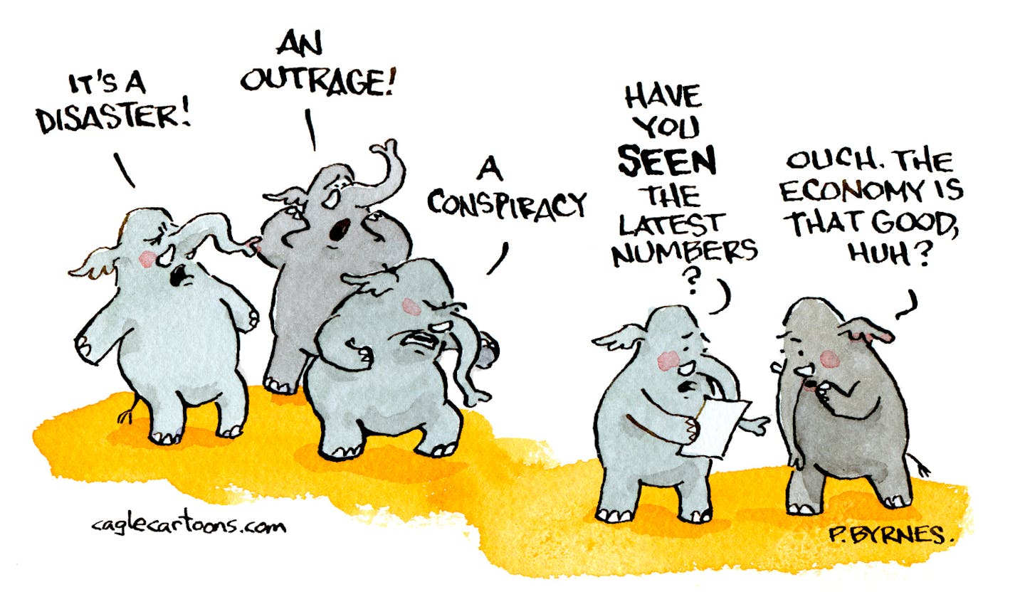 Editorial Cartoon: Economic woes