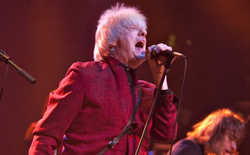 Photo credit: LESLIE PLESSER Curtiss A, shown at the Replacements tribute last month, has some surprises when he returns to First Ave Saturday. ORG XMIT: MIN1212051633190827