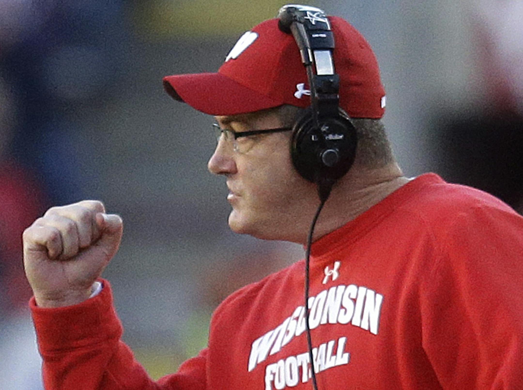 Wisconsin head coach Paul Chryst